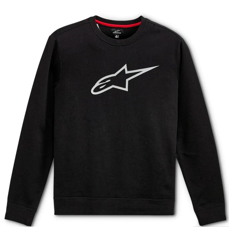 AGELESS CREW FLEECE BLACK/GREY