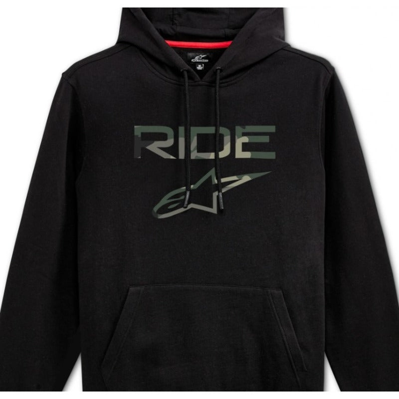 RIDE 2.0 CAMO HOODIE BLACK