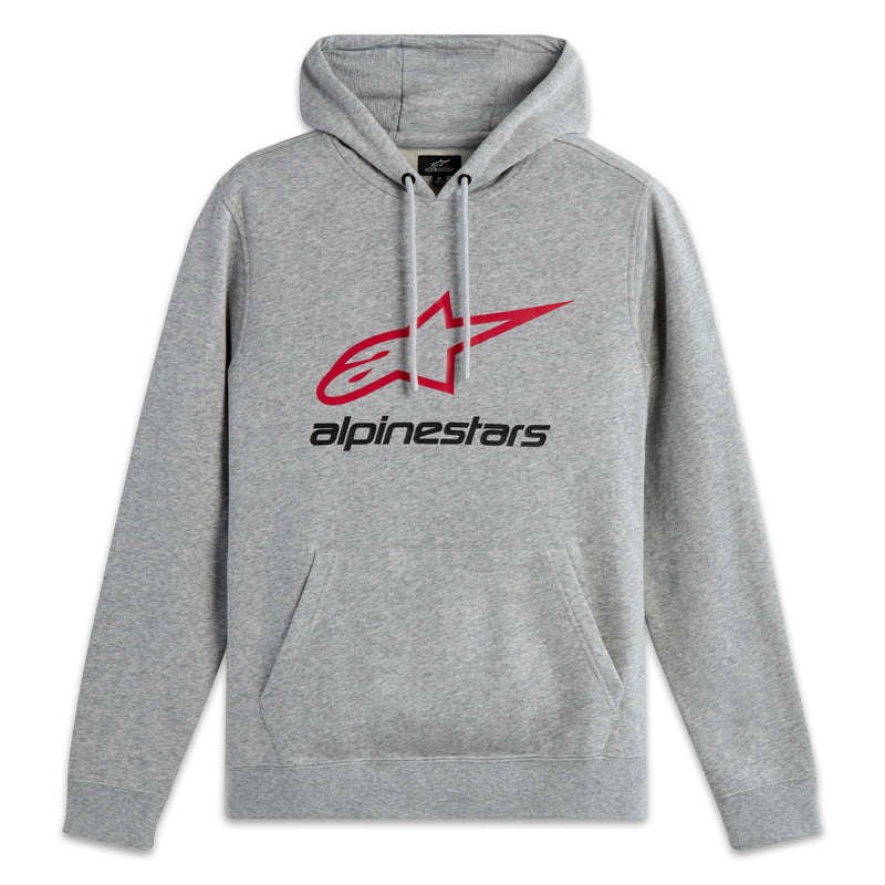 ALWAYS 2.0 HOODIE GREY HEATHER-RED-BLACK