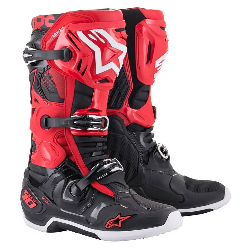 TECH 10 (MY20) BOOTS RED BLACK