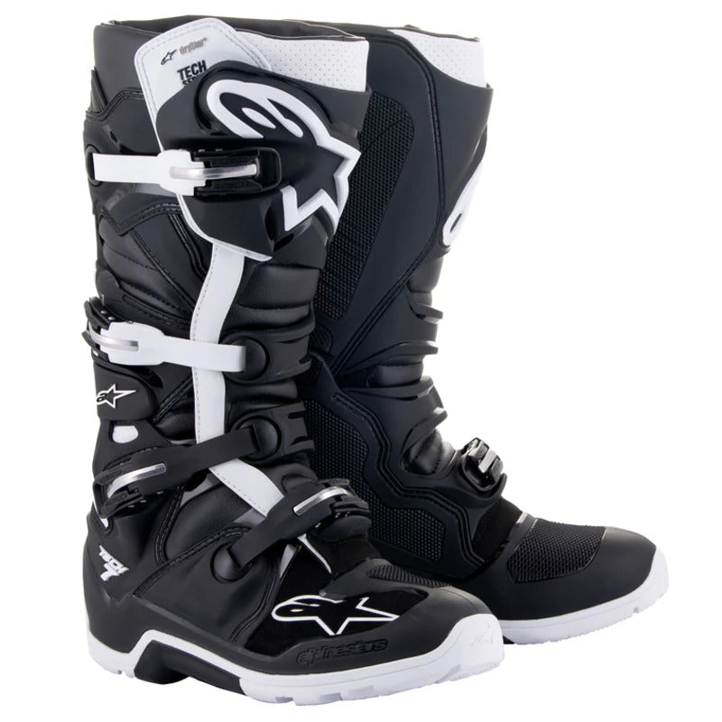 TECH 7 DRYSTAR ENDURO BLACK WHITE