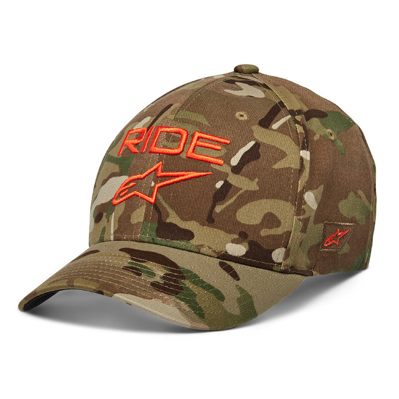 RIDE MULTICAM HAT GREEN/ORANGE