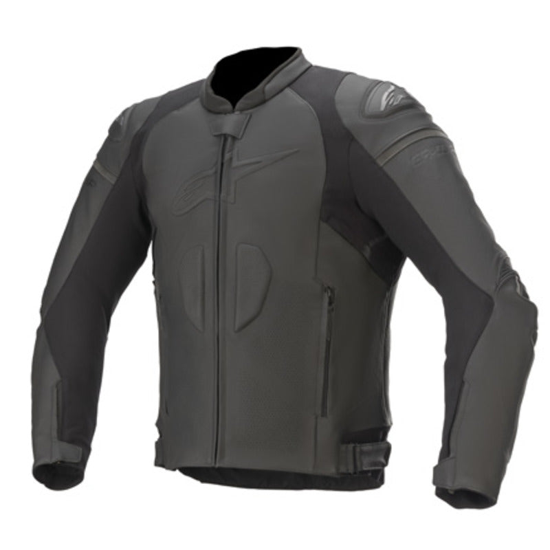 GP PLUS R V3 AIR LEATHER JACKET BLACK BLACK