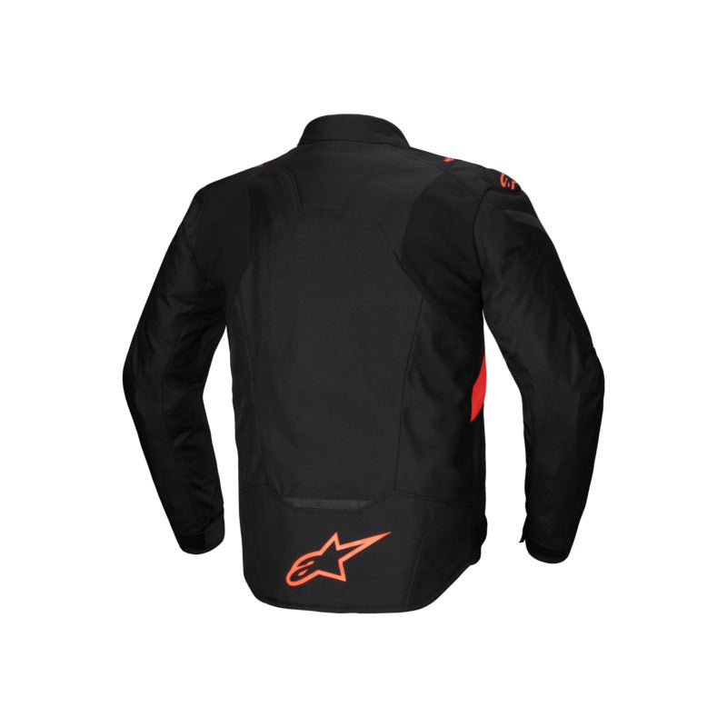 T JAWS V4 WP JACKET BLACK RED FLURO