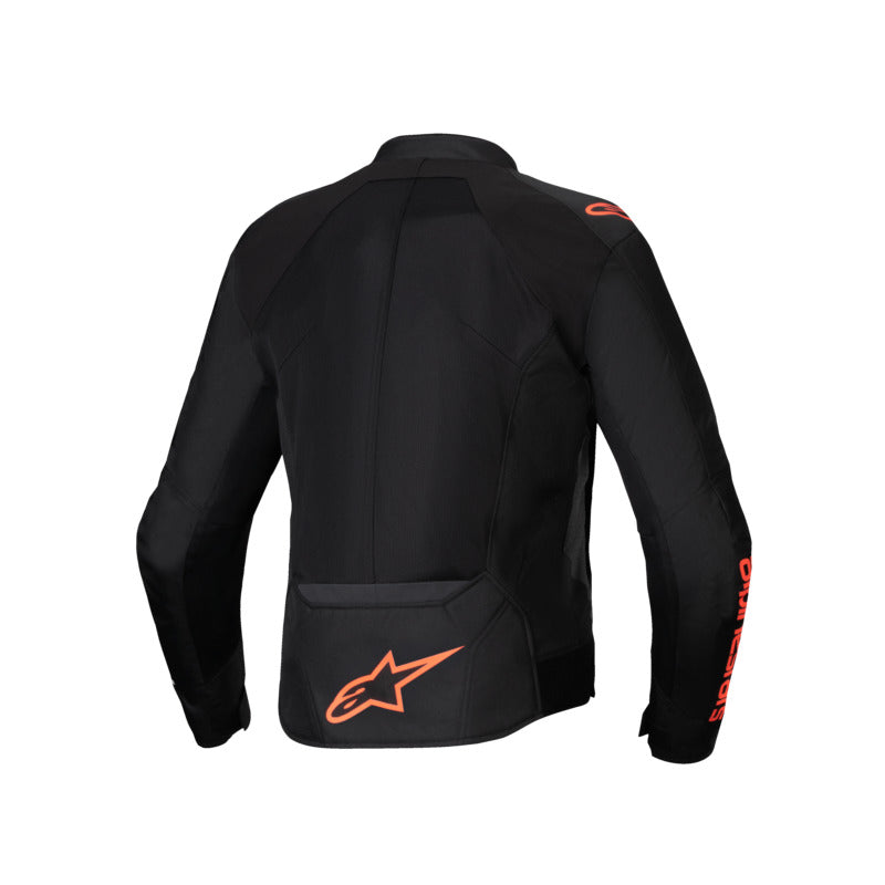 VIPER AIR V4 JACKET BLACK FLURO-RED