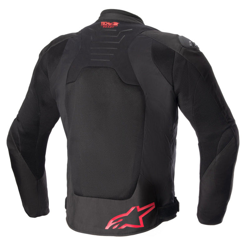 SMX AIR JACKET BLACK BRIGHT-RED