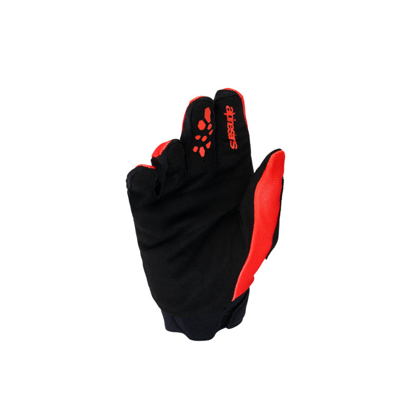 2026-2027 YOUTH FULL BORE V2 GLOVES BRIGHT RED BLACK