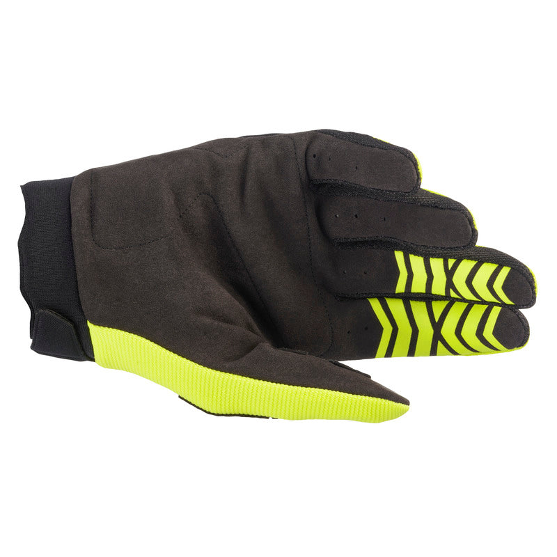 2022-2025 YOUTH FULL BORE GLOVES FLURO-YELLOW BLACK