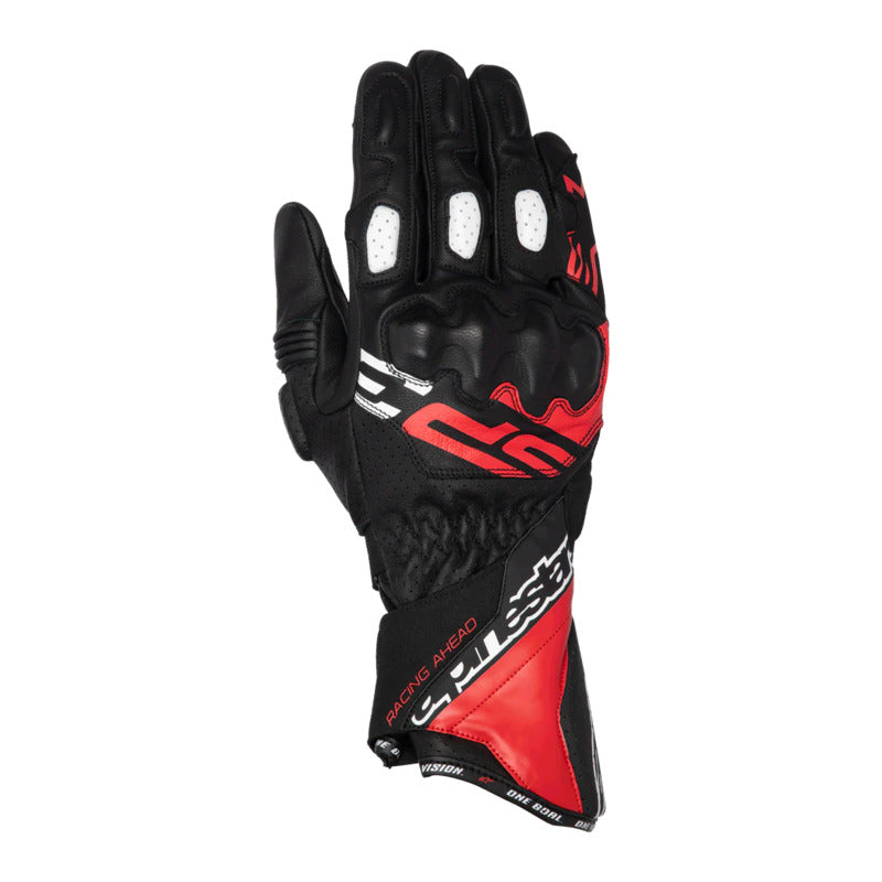 SP 3 GLOVES BLACK BRIGHT-RED WHITE