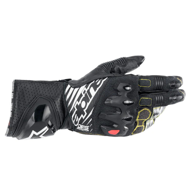 GP TECH V2 GLOVES BLACK WHITE