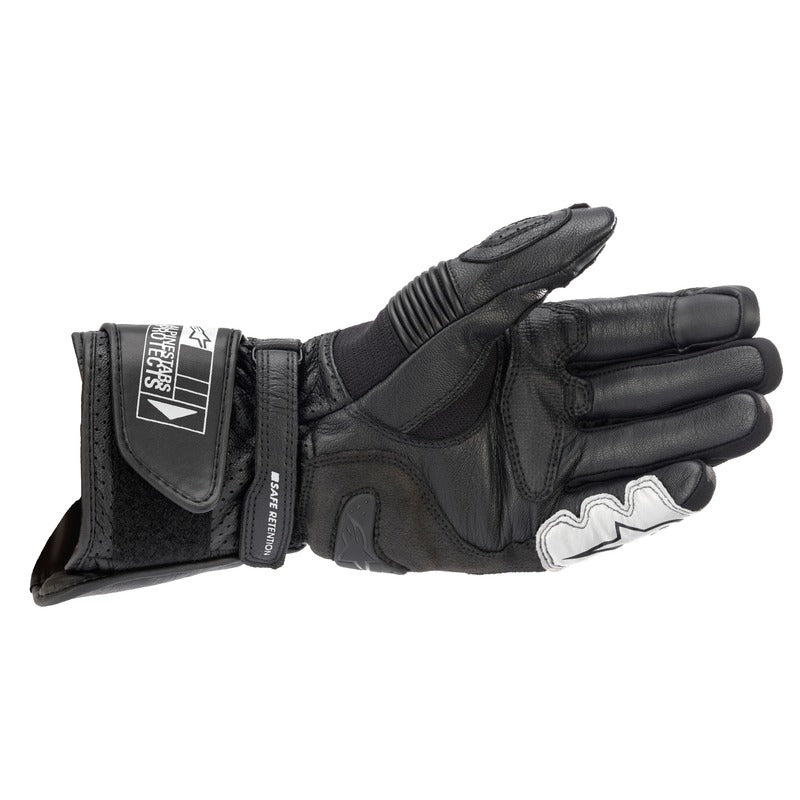 SP2 V3 LEATHER GLOVE BLACK WHITE