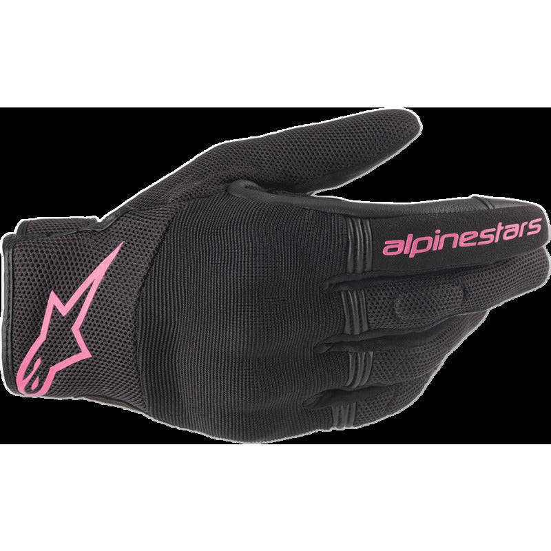 WOMENS COPPER GLOVES BLACK FUCHSIA