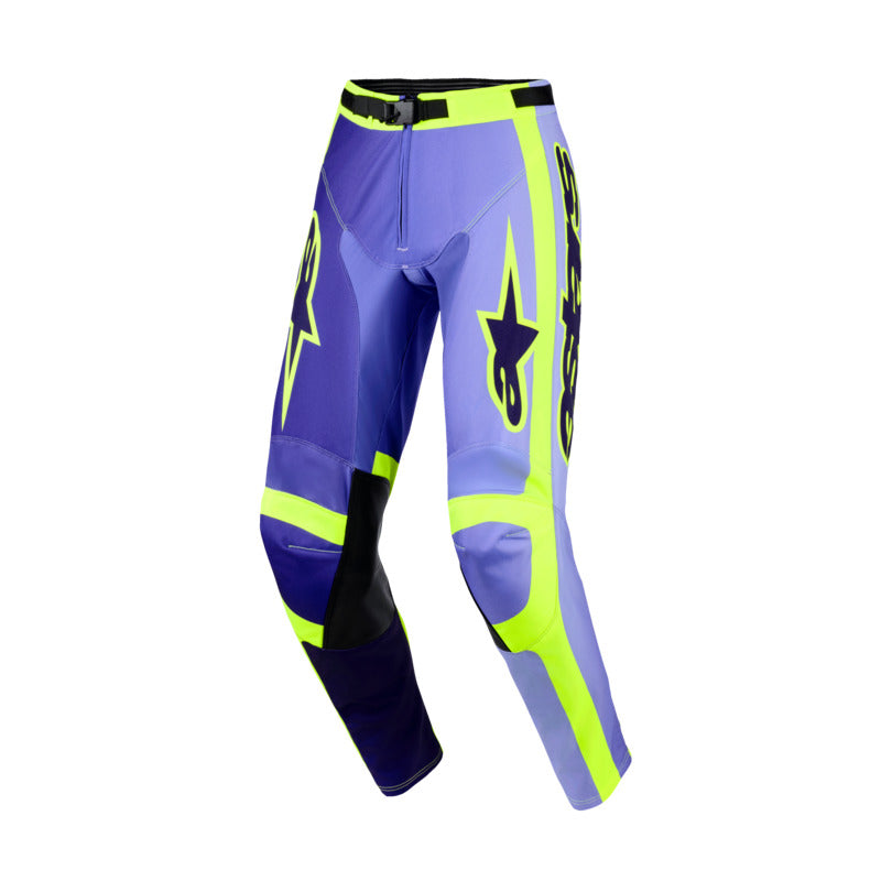 2026 RACER PORTL PANTS PURPLE FLURO-YELLOW