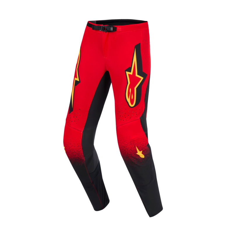 2026 SUPERTECH SCENZ PANTS RED BLACK YELLOW