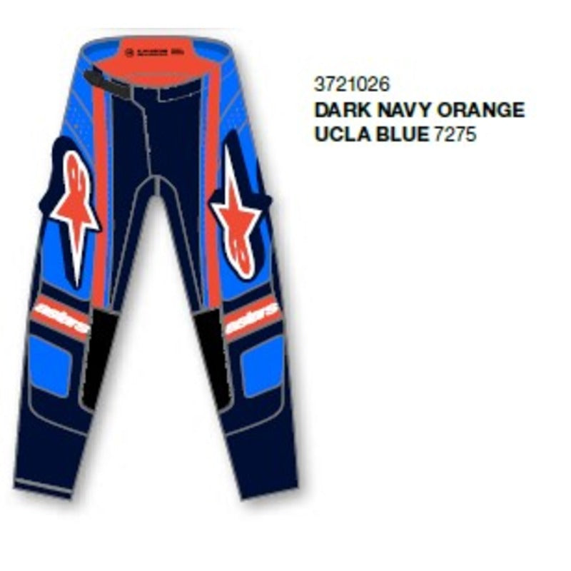 2026 TECHSTAR NOMUR PANTS DARK-NAVY ORANGE UCLA BLUE