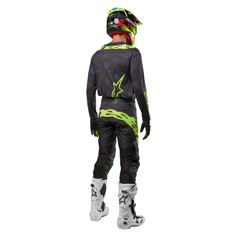 2024 TECHSTAR RANTERA PANTS BLACK NAVY FLUROYELLOW