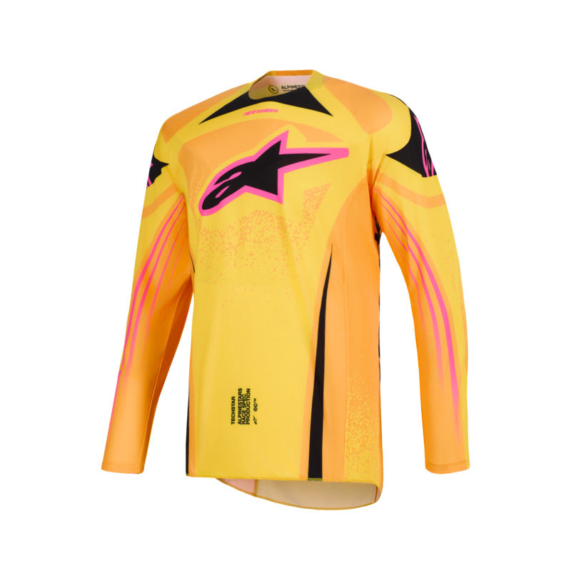 2026 TECHSTAR NOMUR JERSEY ORANGE YELLOW PINK