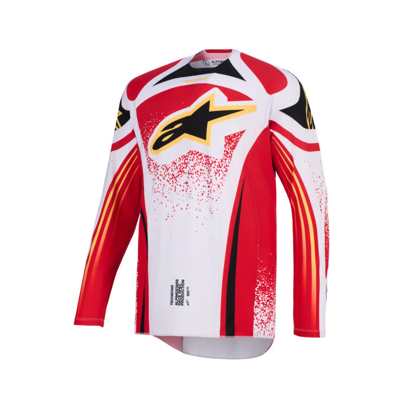 2026 TECHSTAR NOMUR JERSEY LIGHT-GRAY RED BLACK