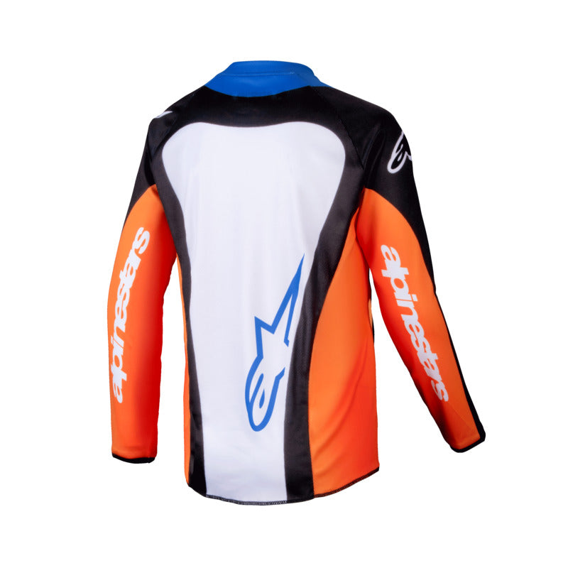 2025 YOUTH RACER MELT JERSEY ORANGE BLUE (0469)