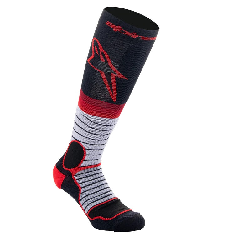 MX PRO SOCKS BLACK GRAY RED