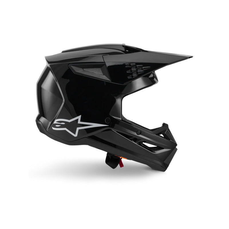 SM3 SOLID HELMET ECE 22.06 BLACK GLOSSY (1180)