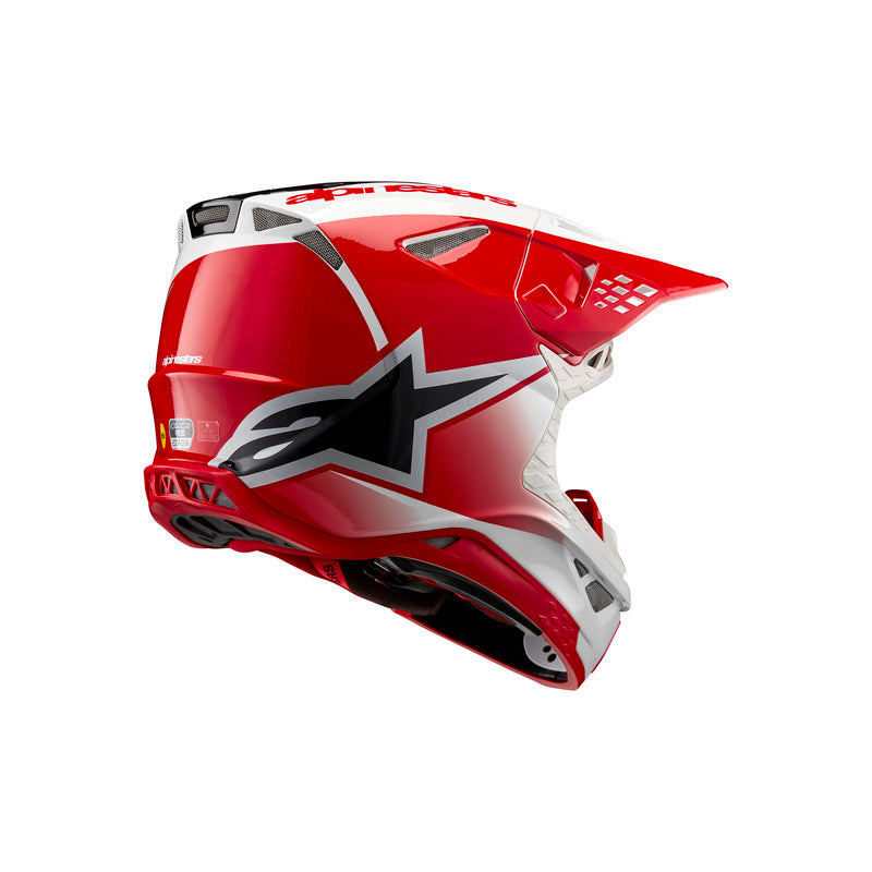 SUPERTECH SM10 UNITE HELMET ECE 22.06 RED WHITE GLOSS