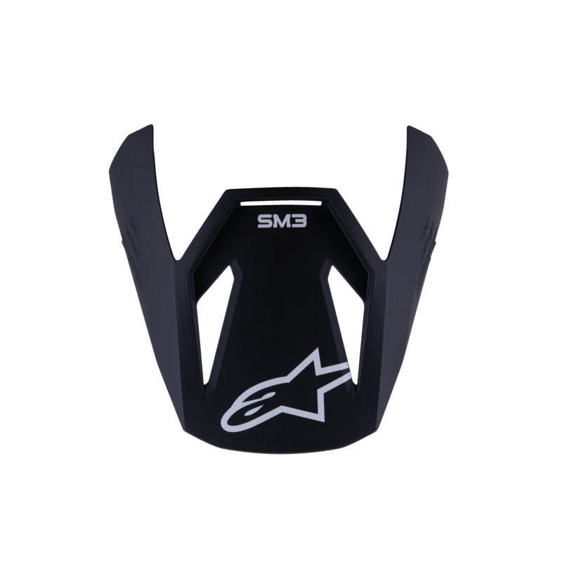 SM3 YOUTH SOLID VISOR ECE06 BLACK MATT