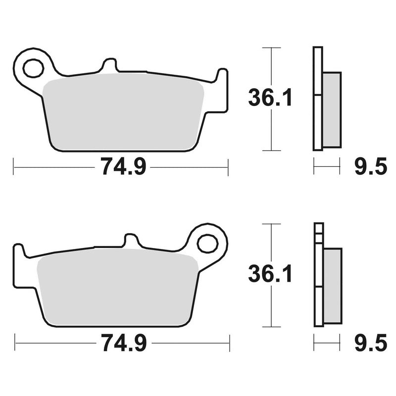 BRAKING PADS - 701 | CM44 OFFROAD SINTERED