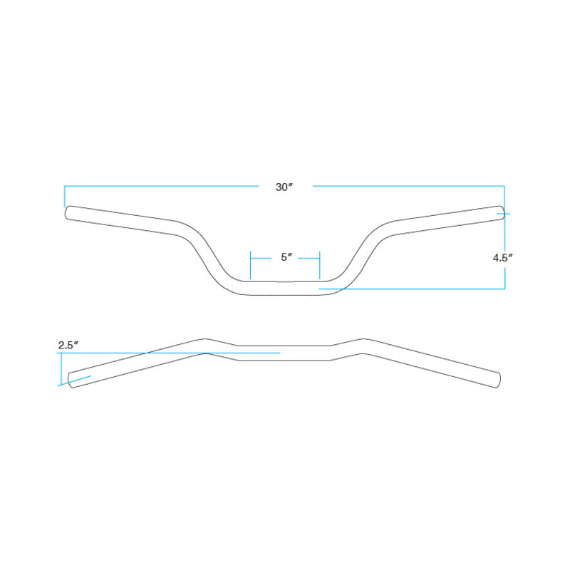 TRACKER 7/8" HIGH | CHROME NON-DIMPLED