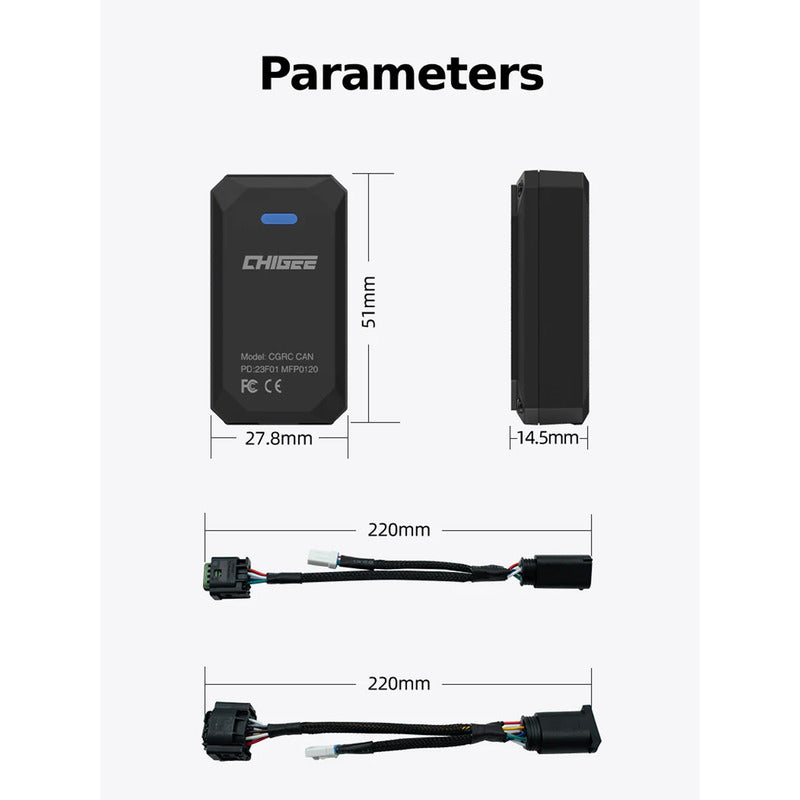 CHIGEE CGRC CAN KNOB CONTROLLER | 8PIN (FITS C400X / C400GT?F750 / F850 / F900XS S1000XR?R1200RT / R1250RTK1600B / K1600GA, K1600GT / K1600GTL)
