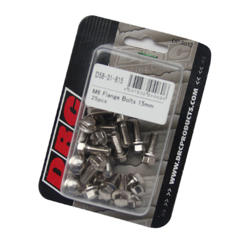 DRC BOLT FLANGE 25 PACK M6x15mm $#$