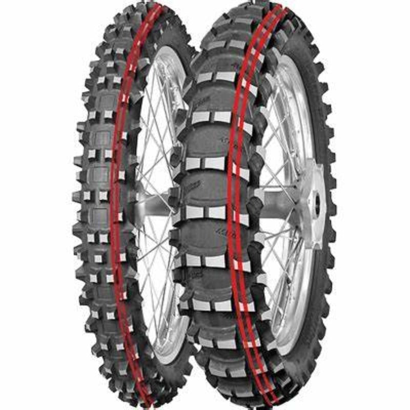 TERRA FORCE MX SAND-MUD | 110/90-19 62M MOTOCROSS 2x RED STRIPE $#$