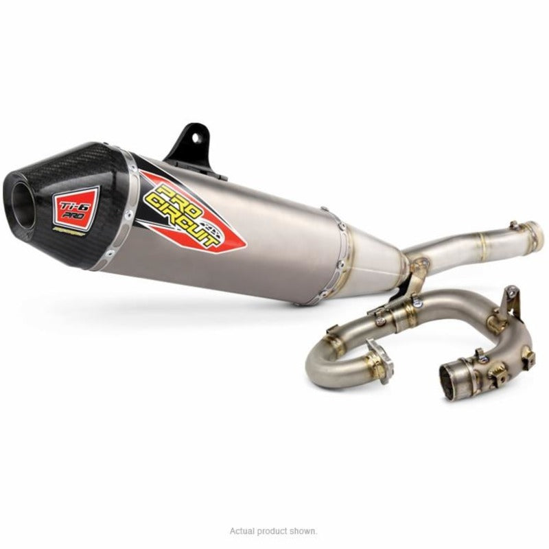 YZ450F 14-17 WR450F 16-18 Ti-6 | Carbon End Cap, Full Titanium System, FIM legal