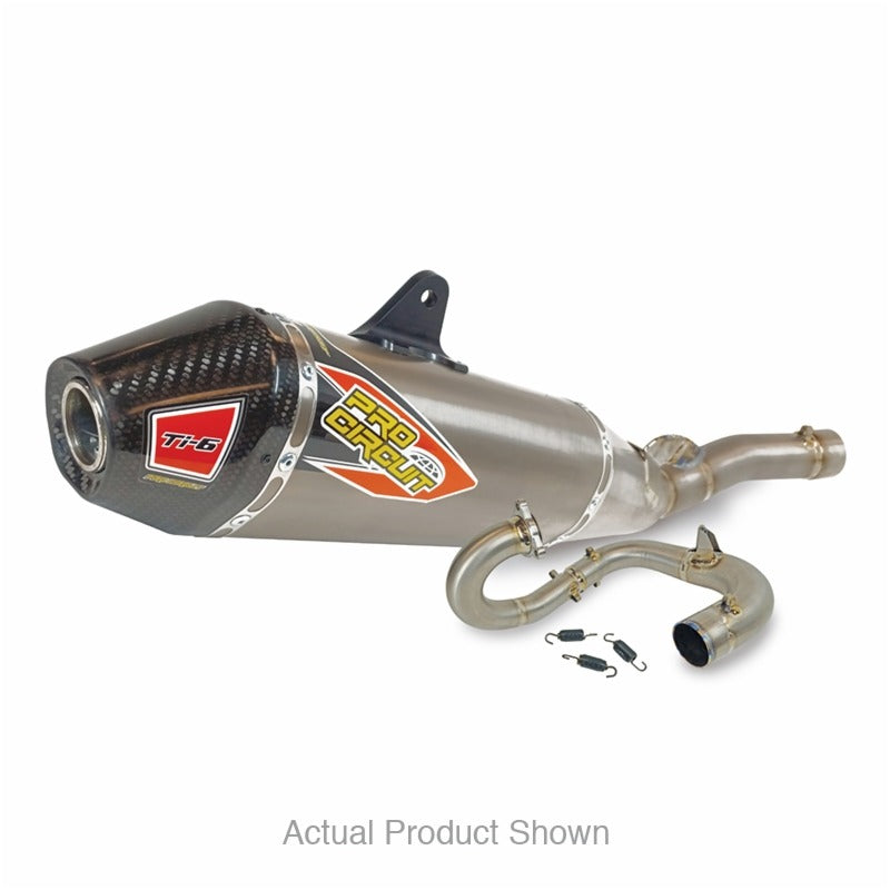 YZ450F 23-25 / WR450F 24-25 Ti-6 STD | Carbon End Cap, Full Titanium System, not FIM legal, US spec