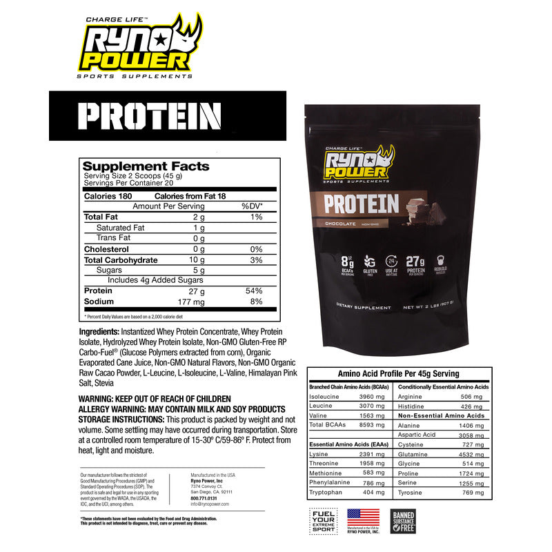 RYPP RYNO POWER - PROTEIN POWDER CHOCOLATE