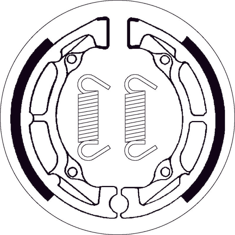 SBS 2020 BRAKE SHOES | WITH SPRINGS