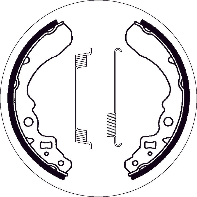 SBS 2053 BRAKE SHOES | WITH SPRINGS