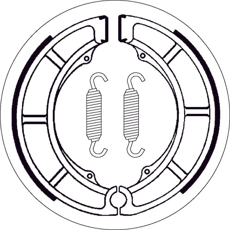 SBS 2097 BRAKE SHOES | WITH SPRINGS