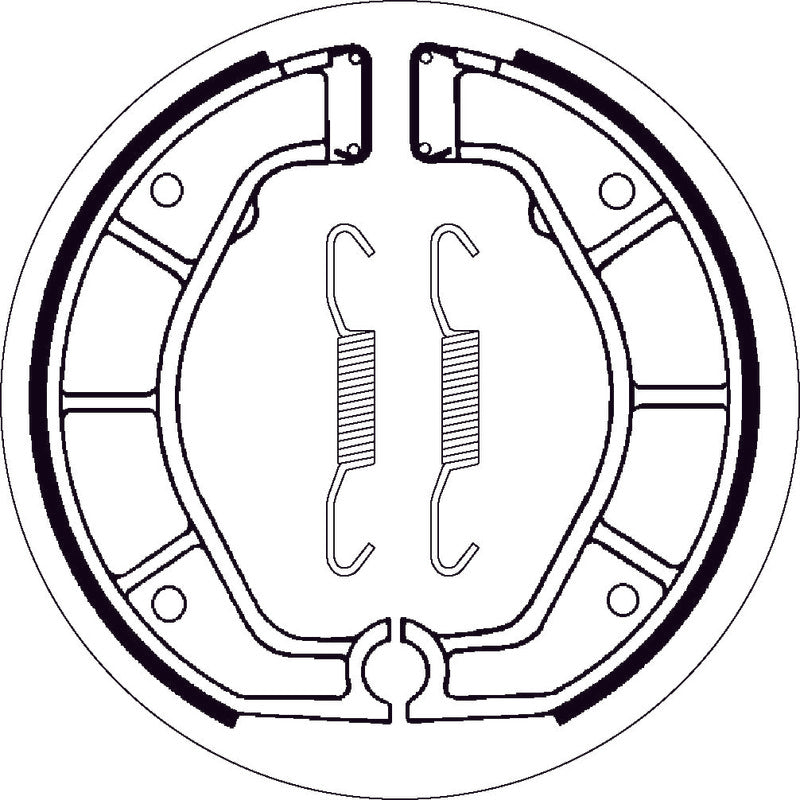 SBS 2143 BRAKE SHOES | WITH SPRINGS