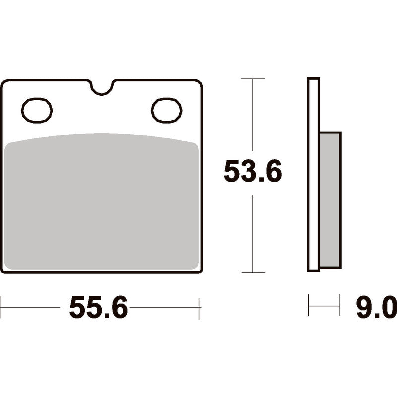 SBS 506HF FRONT/REAR PADS | CERAMIC STREET