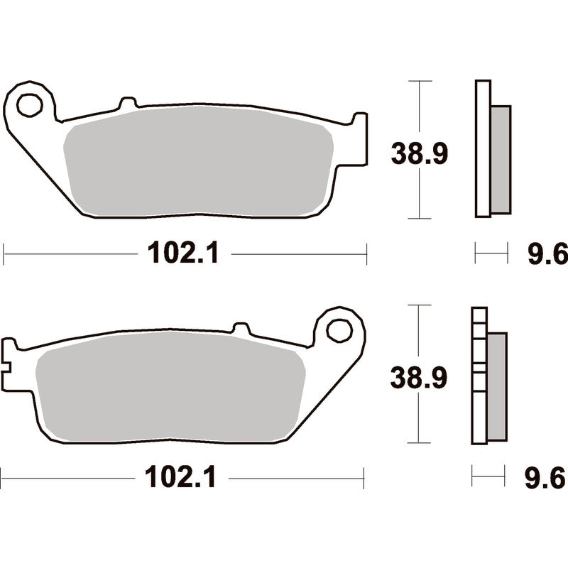 SBS 700HS FRONT PADS | SINTER STREET