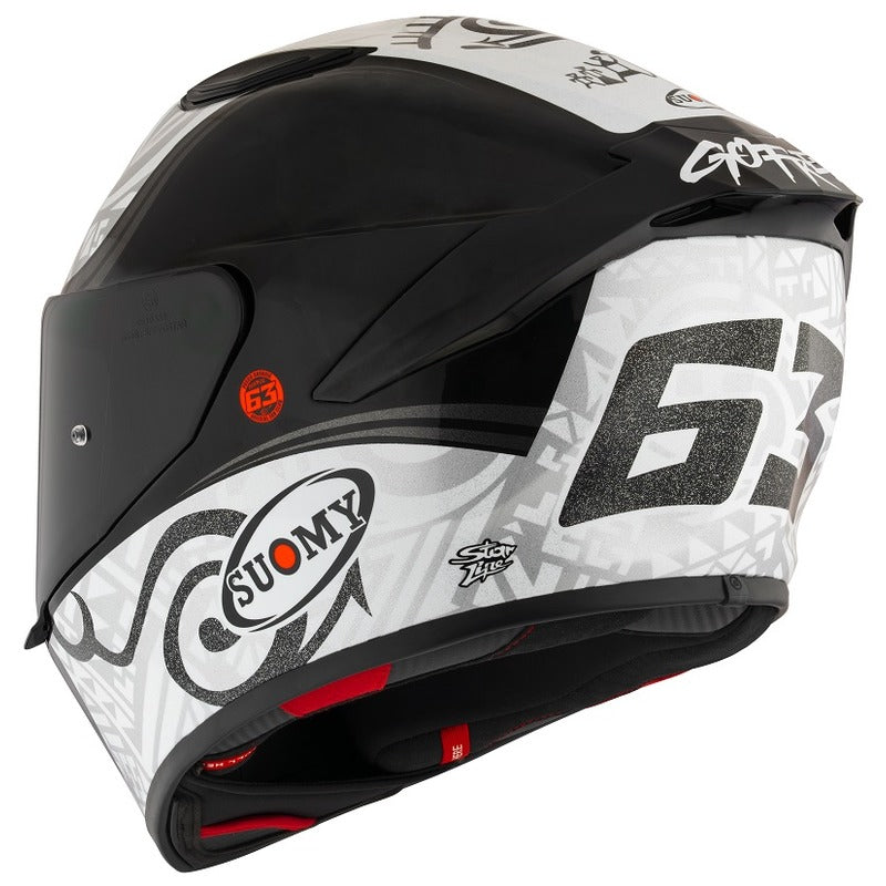 SUK6T1X015 TRACK-1 E06 HELMET | BAGNAIA WINTER TEST REPLICA BAGNAIA WINTER TEST REPLICA