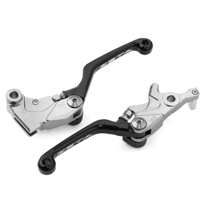ZETA LEVER SET PIVOT | CRF450L '19- | CNC 3-Fin | BLACK