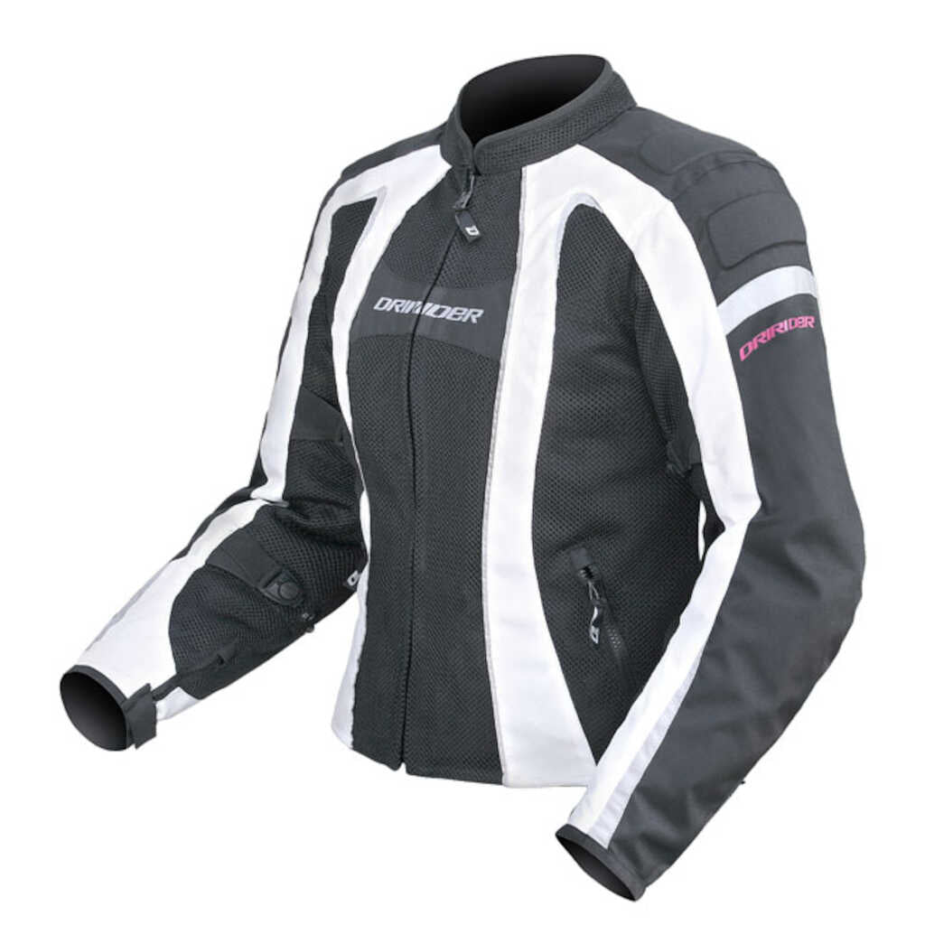 Dririder Airstream Jacket - Ladies - BLACK / WHITE