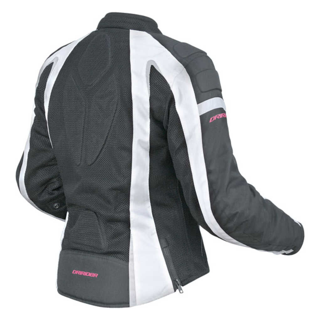 Dririder Airstream Jacket - Ladies - BLACK / WHITE