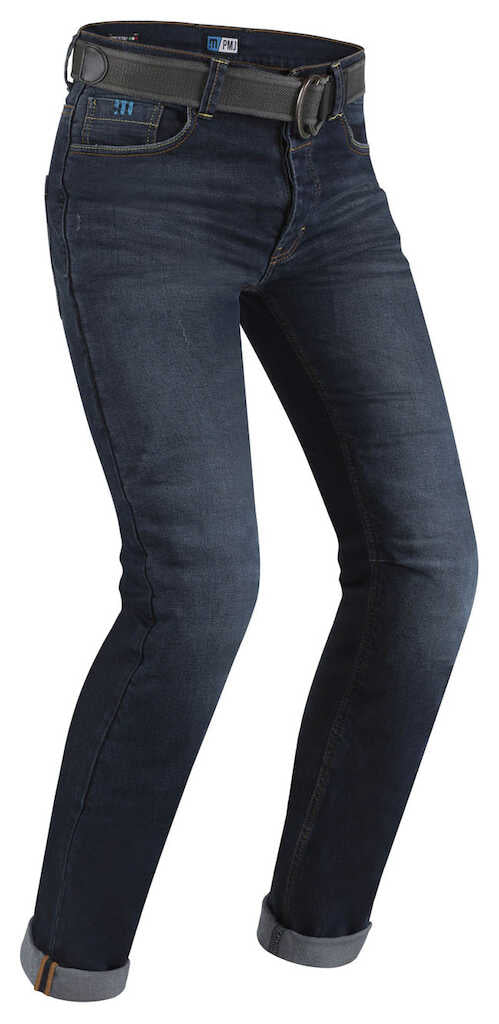 PMJ Caferacer Jeans - With Belt - MID BLUE