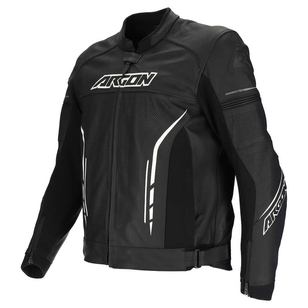 Argon Scorcher Perforated Jacket - BLK WHT