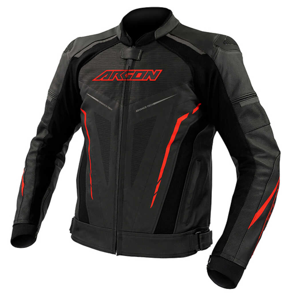 Argon Descent Perforated Jacket - BLK RED