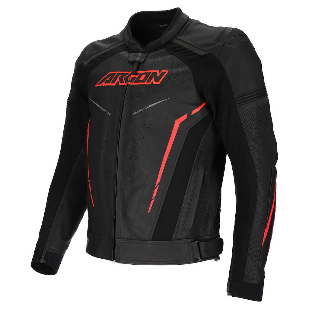 Argon Descent Perforated Jacket - BLK RED