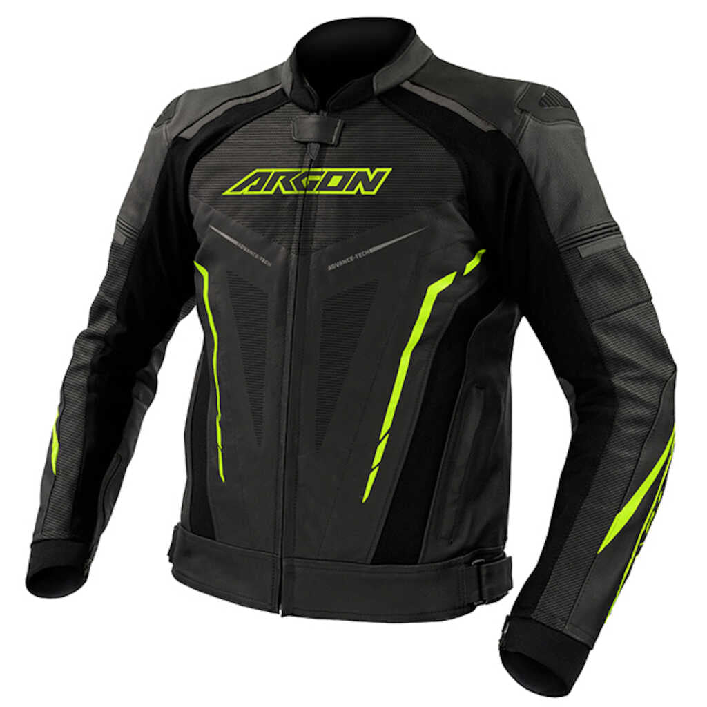 Argon Descent Perforated Jacket - BLK HI-VIS